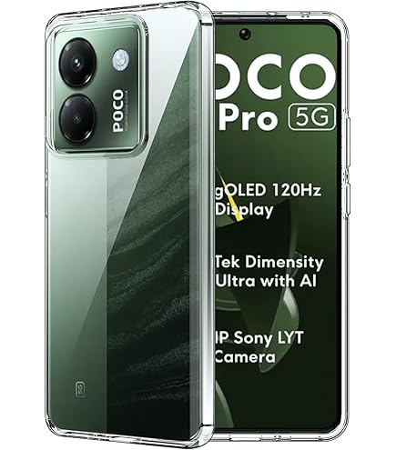 Poco M7 Pro 5G Smartphone, 8 + 256 GB, Green, Clear 50MP Sony